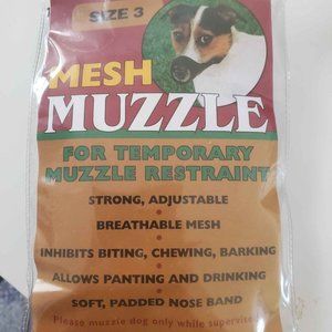 🆕 Top Paw size 3 mesh dog muzzle small. Check picture for the size